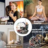XIANNVXI 7 Chakra Crystal Tree Backflow Incense Burner with 30 Cones view 5