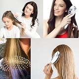 Sosoon Hair Brush Boar Bristle Paddle for All Hair Types Red 1pc Gifts view 5