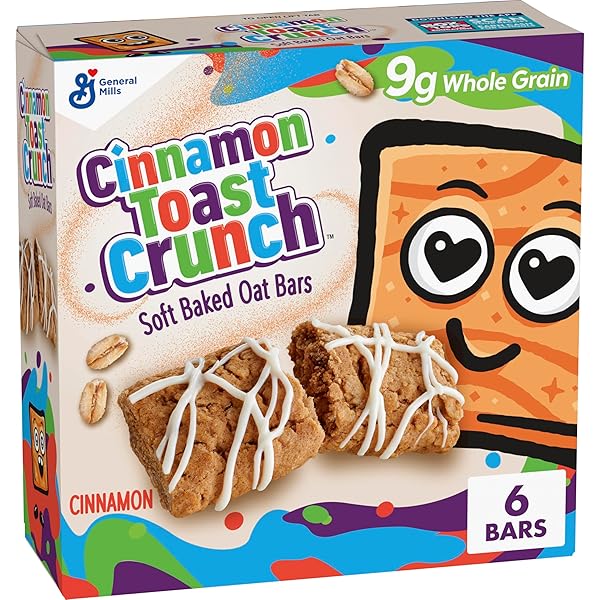 CINNAMON TOAST CRUNCH SOFT BAKED OAT BARS, CHEWY...