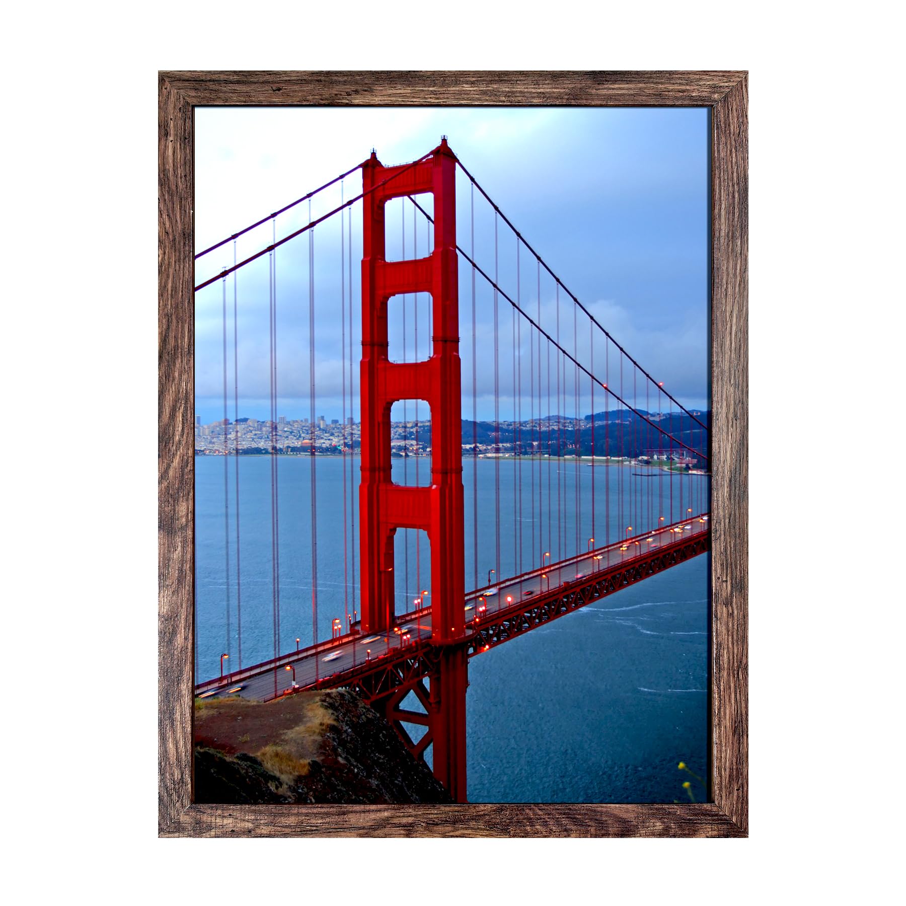 Photo 1 of BESCRCL 18x24 Poster Frame, Picture Frames for Wall, Single, Brown