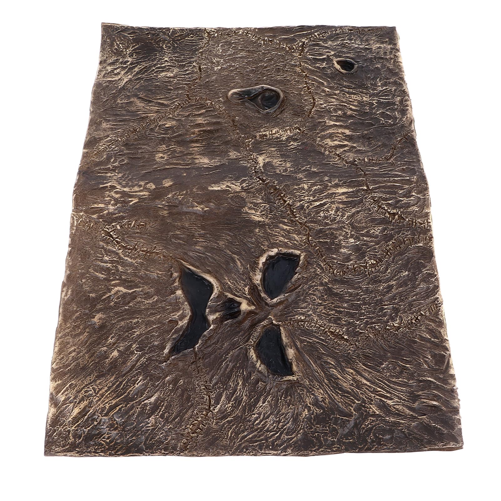 Ausla Evil Dead Book Cover 3D Stereoscopic Soft Leather Latex Resistant to Fading Tearing 13.38in X 9.84in Cuttable Design With Proper Size for Decoration