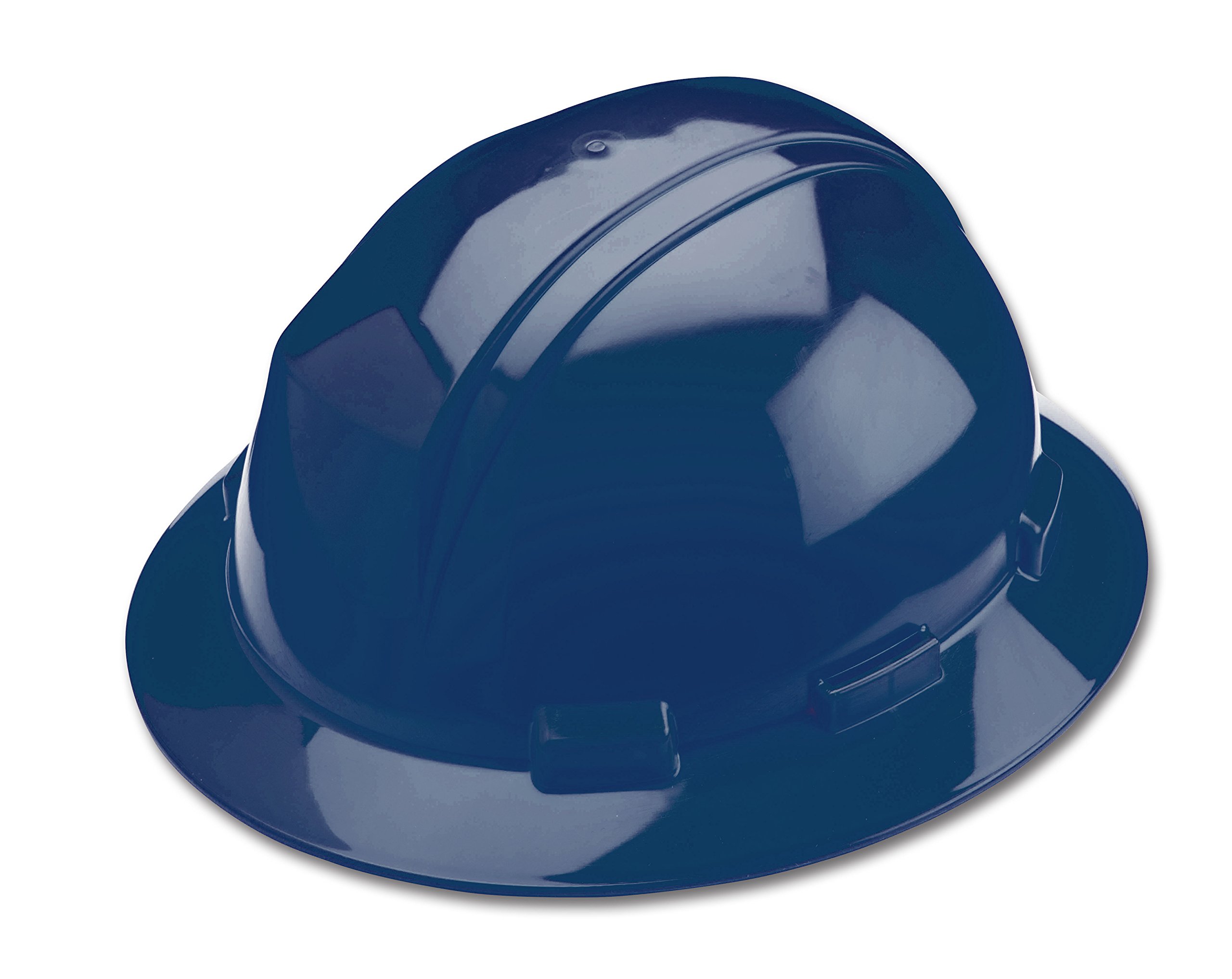 Dynamic Kilimanjaro Full Brim Hard Hat, HDPE Shell, Type 2, Class E, Foam Impact Liner, 4-Point Suspension, Wheel Ratchet Adjustment, Navy (280-HP642R-08)