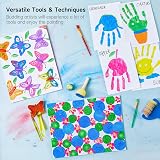 Shuttle Art 37 Pack Washable Kids Paint Set with Brushes & Accessories view 4