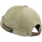 CLAPE Watch Cap Work Beanie Corduroy Docker Leon Brimless Hat Rolled Cuff Harbour Hat