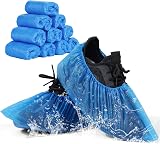 Flintronic Plastic Shoe Covers 100 Pcs Disposable Waterproof Non slip view 9