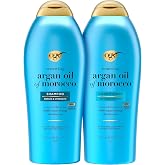 OGX Renewing + Argan Oil of Morocco Shampoo &amp; Conditioner, 2 x 25.4 fl. oz | Shampoo &amp; Conditioner Set, Damage Repairing, Helps Strengthen &amp; Repair Dry, Damaged Hair, Sulfate-Free Surfactants