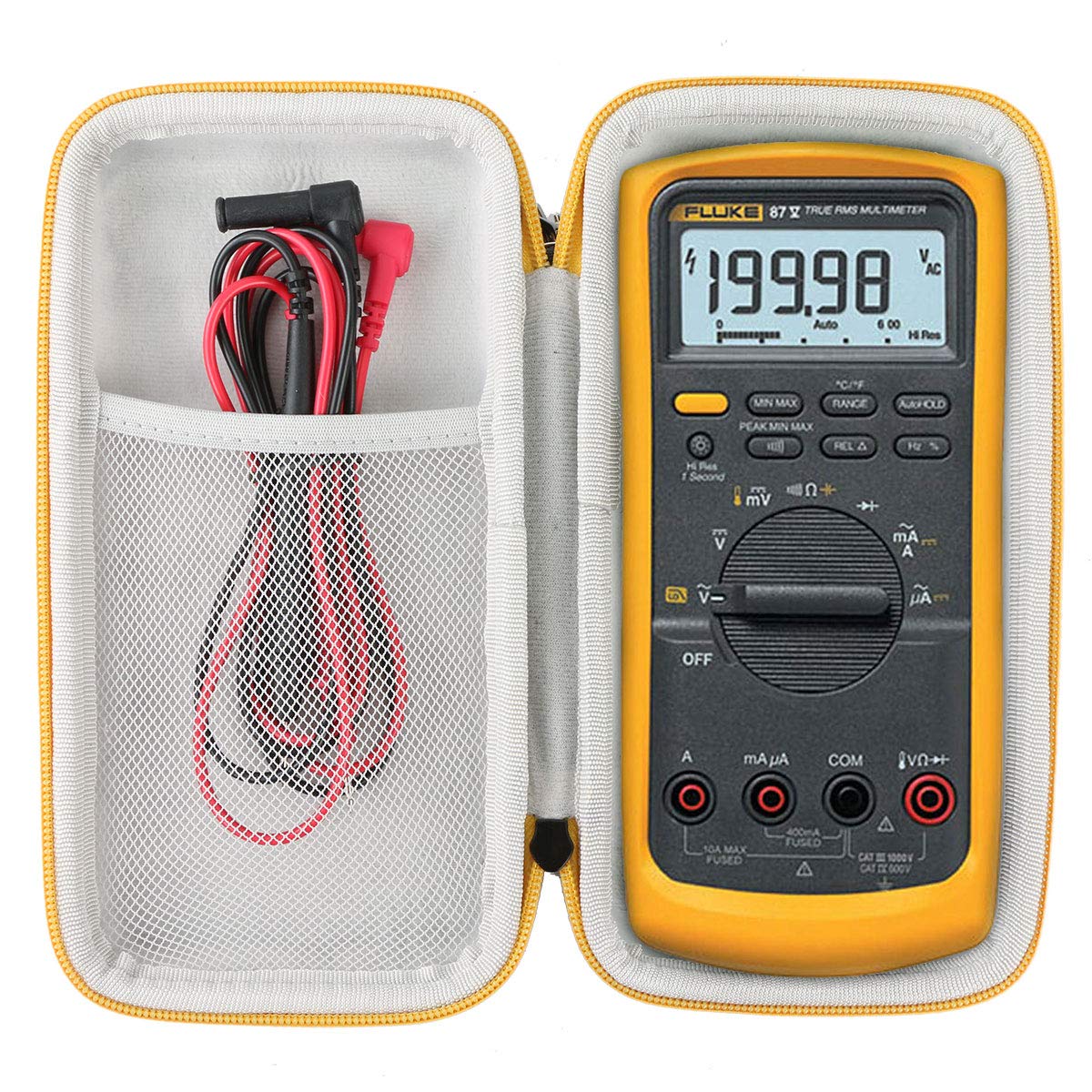 Khanka Hard Protective Case for Fluke 87V Industrial Digital Multimeter.(Case only)