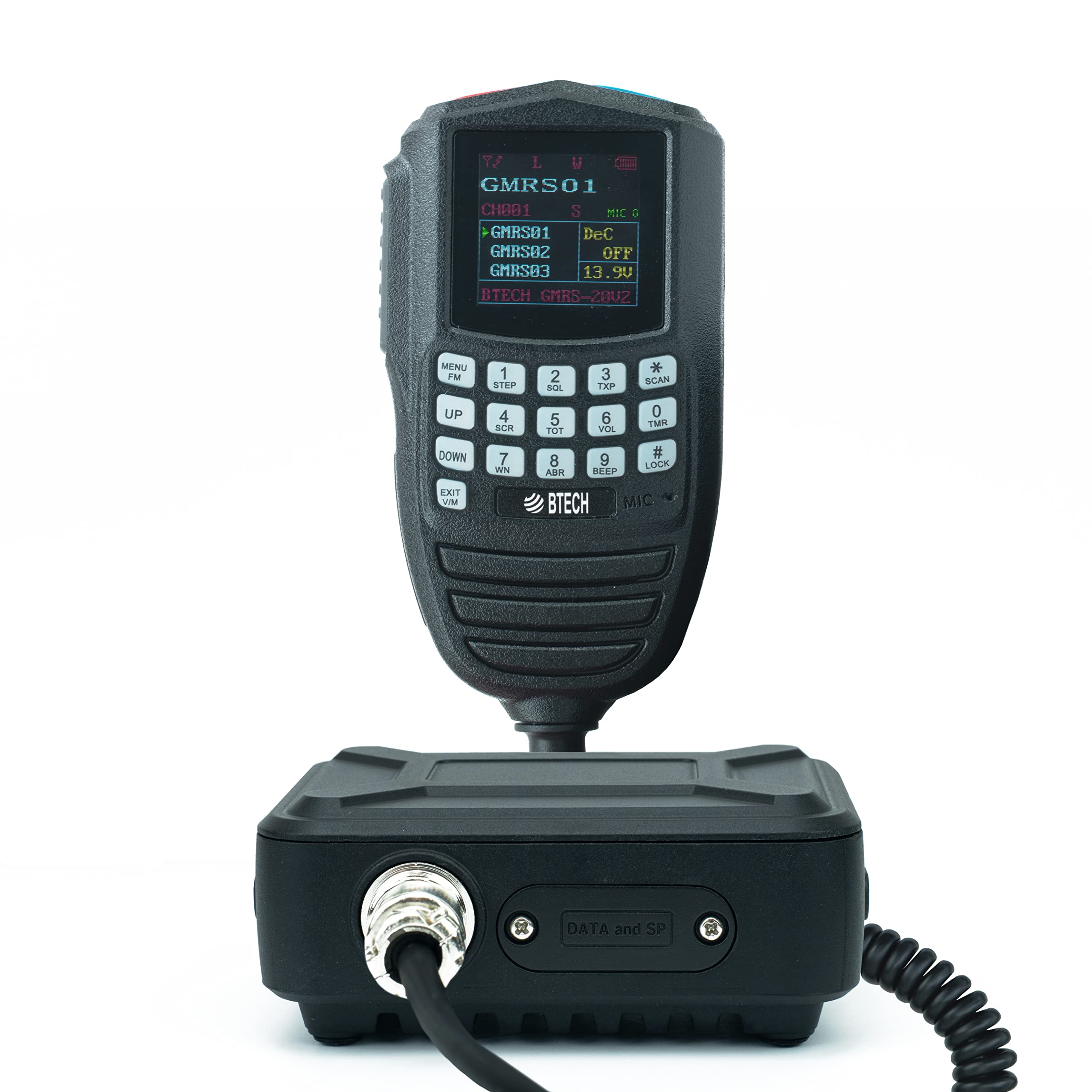 BTECH GMRS-20V2 20W 200 Fully Customizable Channels