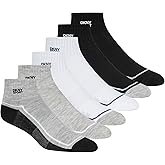 DKNY womens 6 Pack Sport High Quarter Crew Socks