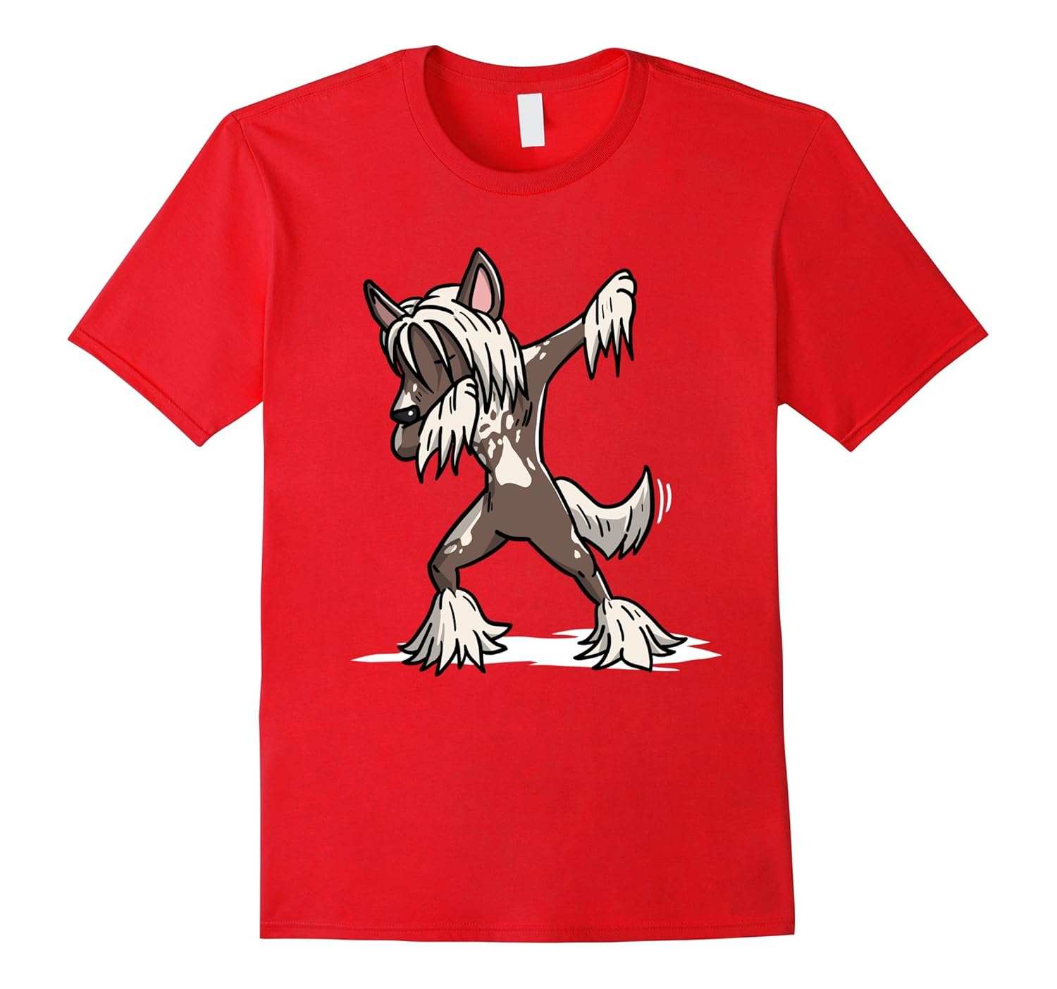 Cute Dabbing Chinese Crested Dog T-Shirt Funny Dab Pose Gift-ANZ