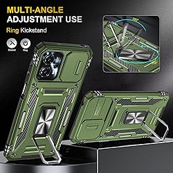 FRLMOOES for Motorola Moto G13 Case with 2 Screen