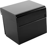 Osco Small Black Hi-Gloss Index Box with A to Z Dividers and 100 Cards view 6