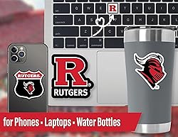 Rutgers Stickers for Gift, Car, Water