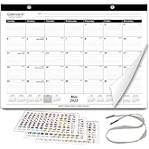 Calendarin Desk Calendar 2025-2026 for Canada, 20 Months from May 2025 to Dec 2026, 17x12 Inch, Ruled Blocks, Canadian Holida