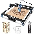 Comgrow Z1 Laser Engraving Machine 5W Output Power, Laser Cutter and Engraver Machine 24V Compressed Spot 10000mm/min with Eye Protection for Wood Metal Glass Acrylic Leather 15.7"x15.7"