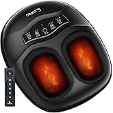 CuPiLo Foot Massager FSA Eligible HSA, Shiatsu Feet Massager with Heat | Deep Kneading for Plantar Fasciitis &amp; Neuropathy, Remote Control, 5 Levels Compression &amp; 3 Heat Level Gifts for Women Men
