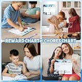 Thboxes 2 Pack Magnetic Reward Charts for Kids, Reusable Fridge Chores view 7