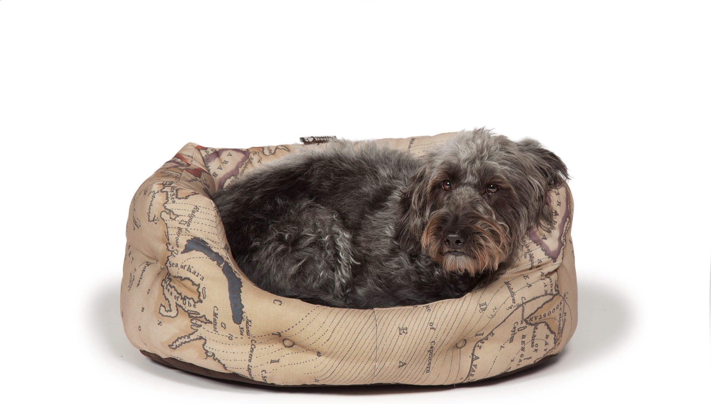 Danish Design Vintage Maps Deluxe Slumber Bed 35"-89cm