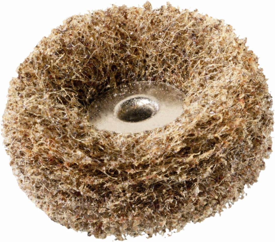 Dremel 511S EZ SpeedClic Abrasive Buffs 2-pack, 2 Finishing Buffs (25 mm, Grit 180/280) for Cleaning and Light Sanding