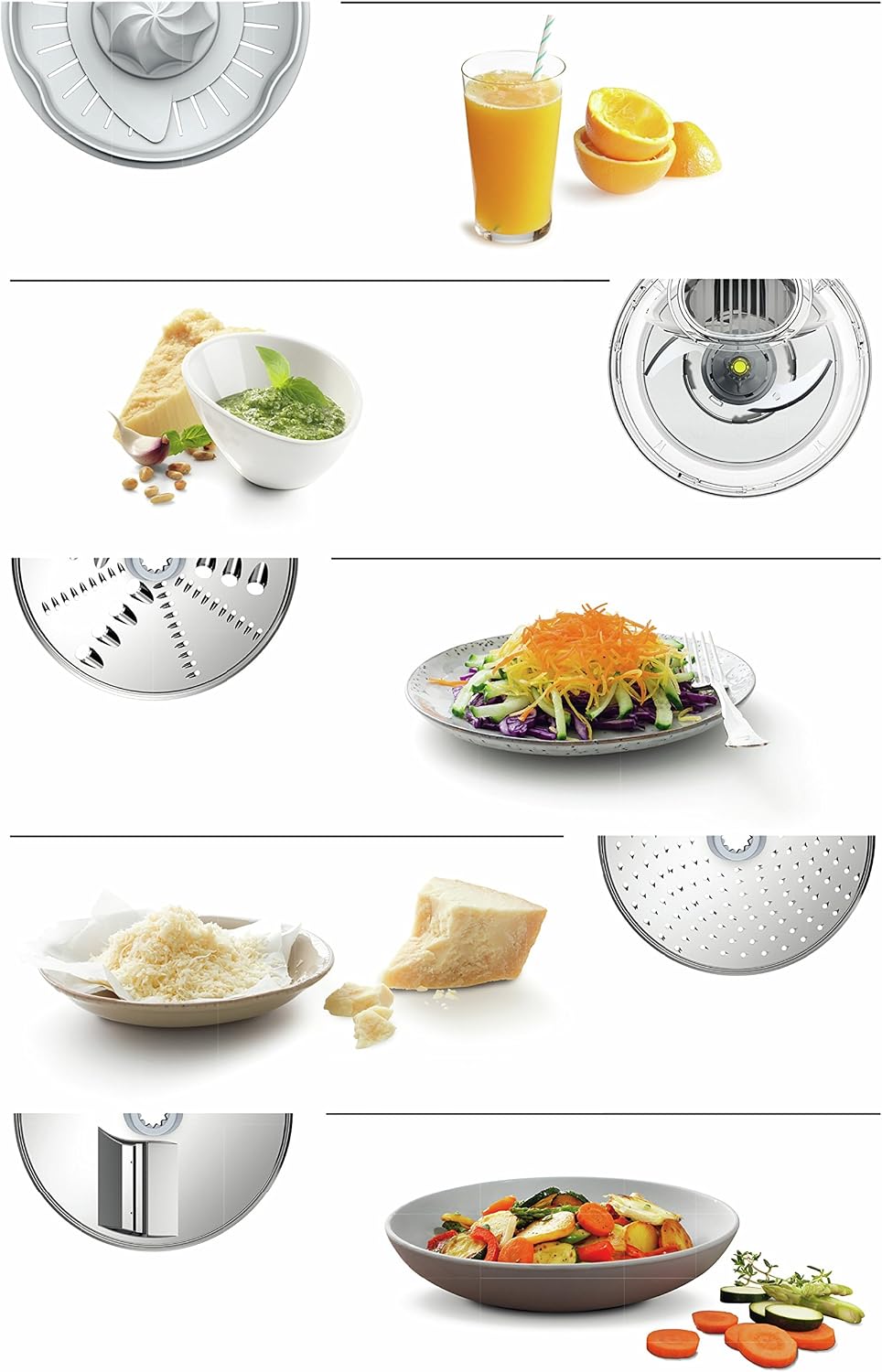BOSCH VeggieLove Plus Accessory kit with Universal Grinder MUZ9VLP1, Schwarz, Grau, Metallisch, Transparent - Image 5