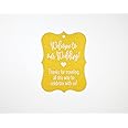 24 ct Hotel Welcome Bag Tags, Welcome Wedding Tags, Destination Wedding Tags (EC-369) (White on Metallic Gold)