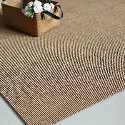 Ylmd Tapis De Sisal Tissé à La Main Vivant étude De Table