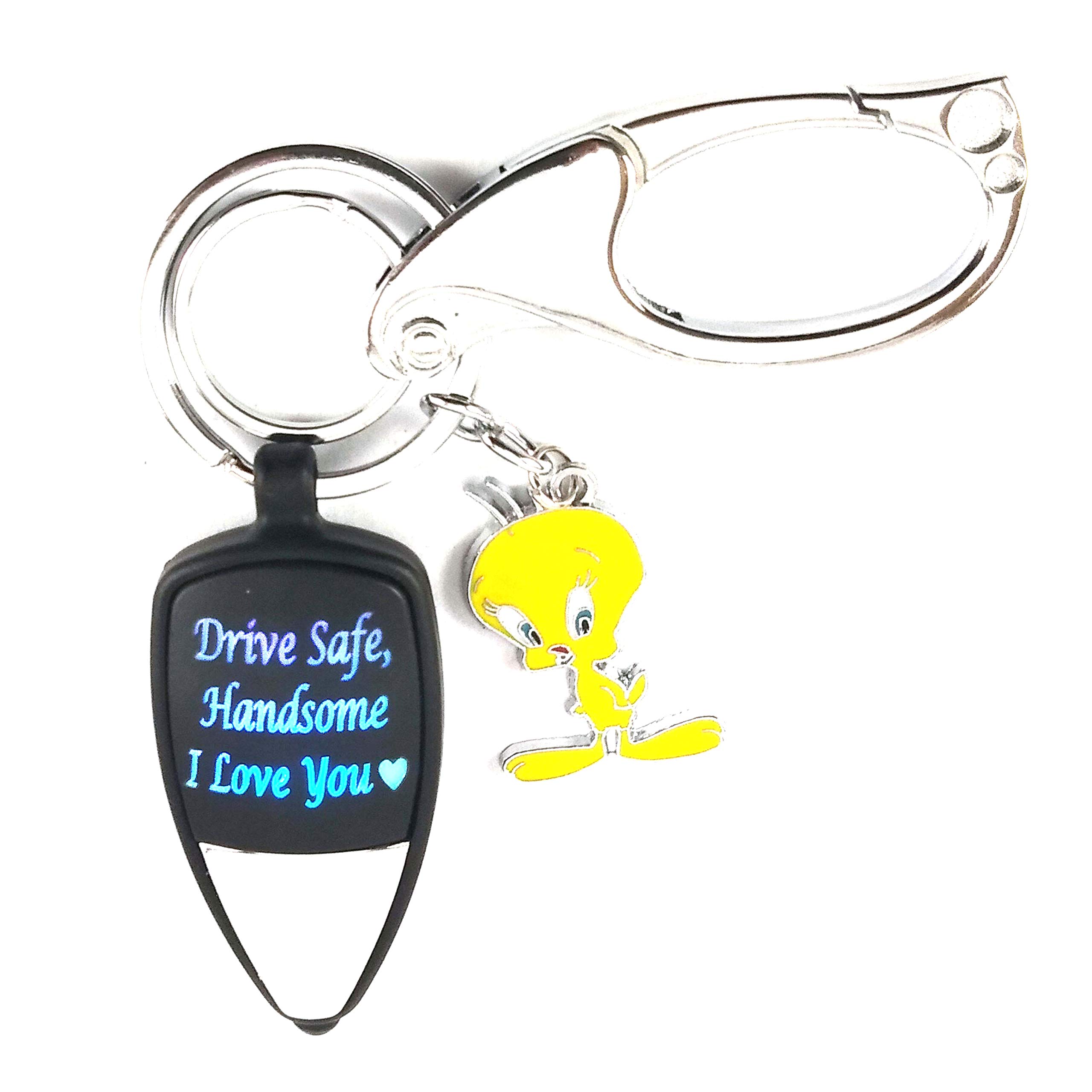 ISK Light Reflection Muliti Color Drive Safe Handsome with Tweety Keychain