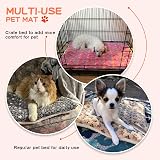MORA PETS Dog Bed Mat 106x71cm 42 inch Crate Mattress Pink Reversible view 5