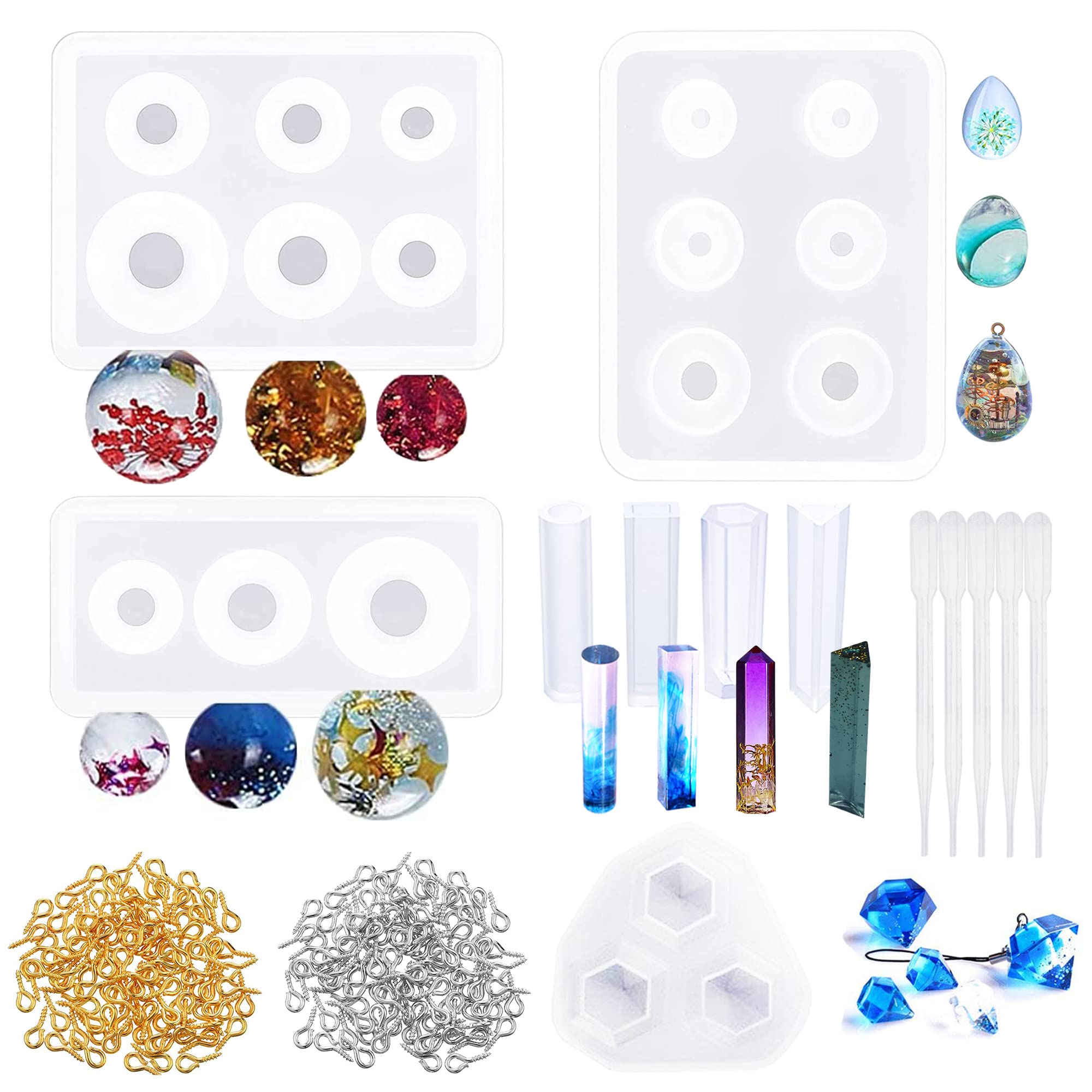 Woohome 4I2K Crystal Silicone Mould, Acrylic