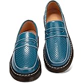 Hafomcel Women's Penny Loafers Breathable Perforated Loafers for Women