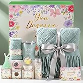 MUGIQUE Self Care Gifts for Women,Get Well Soon Gift Baskets for Women,Birthday Gift for Best Friend,Thinking of You Care Package,Relaxing Spa Gift Set for Wife, Mom,Girlfriend,Unique Valentine’s Day