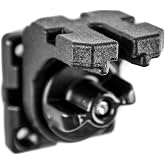 Yak Attack GridLoc MightyMount with 90&deg; Adapter | Vertical Mount Base for VISICarbon Pro, PanFish Pro &amp; LockNLoad Accessories | Fits BlackPak Pro GridLoc Platform &amp; Kayak Installs | Made in USA