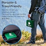 Active Era 220 Piece Premium First Aid Kit Bag with Ice Packs & Emergency view 5