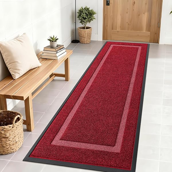 OLANLY FRONT DOOR MAT INDOOR OUTDOOR ENTRANCE, WATERPROOF...