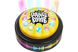 KNUCKLHEAD Dance Bomb Party Button - 30 Second - Funny Gifts - Teacher Classroom Must Haves - Cute Office Desk Accessories - Middle High School Classrooms Games Supplies - Gadgets Gifts for Coworker