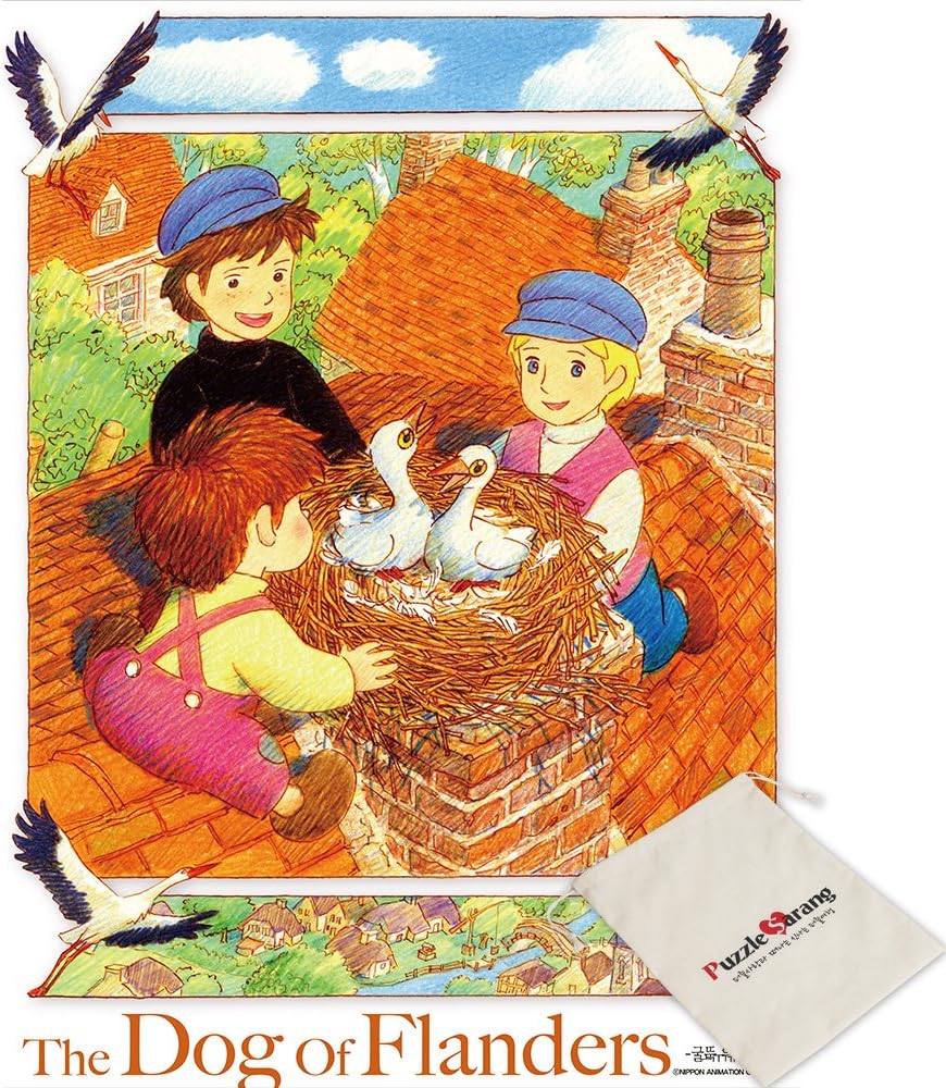 Haksan [Pouch Included] A Dog Of Flanders Above The Chimney - Nippon Animation - 150 Piece Jigsaw Puzzle