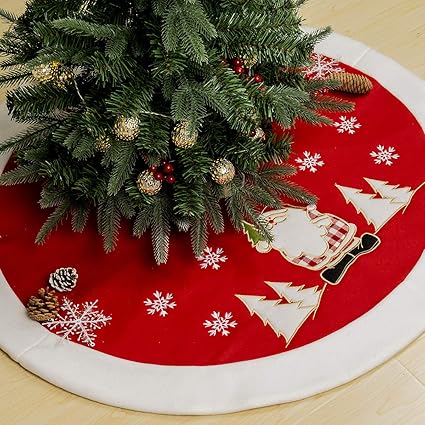 Gigalumi Gonna Per Albero Di Natale 90cm Tappetino Per Albero Di Babbo Natale Copertura Per Albero Base Per Decorazioni Natalizie Ornamenti