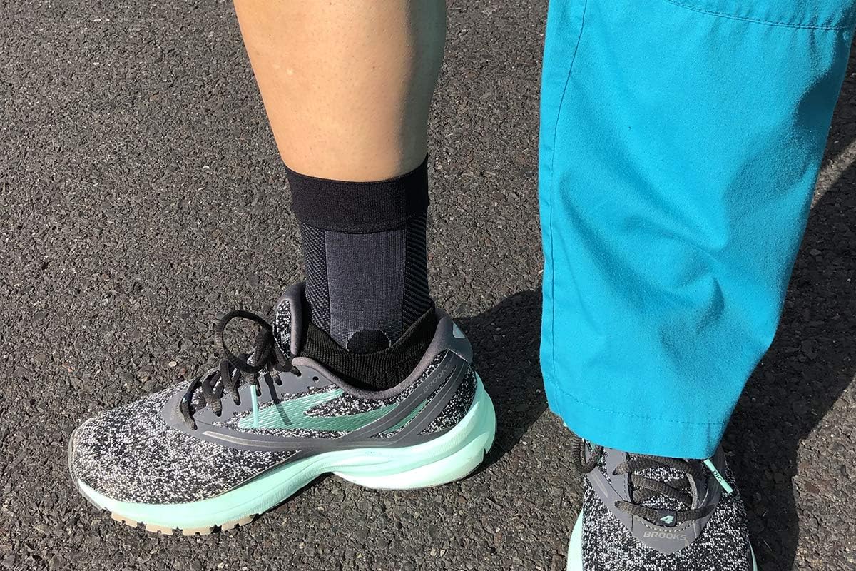 OS1st AF7 Ankle Bracing Sleeve (Single Sleeve) stabilizes weak Ankles, assists with Ankle Instability and Inversion sprains, and relieves Achilles tendonitis : Sports & Outdoors