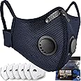 BASE CAMP Upgrade M Plus Dust Mask, Respirator Mask with 99.9% Effective Carbon Filter for Woodworking,7 Layer Breathable Face Protection for Construction, Dust, Landscaping, Sanding, Painting