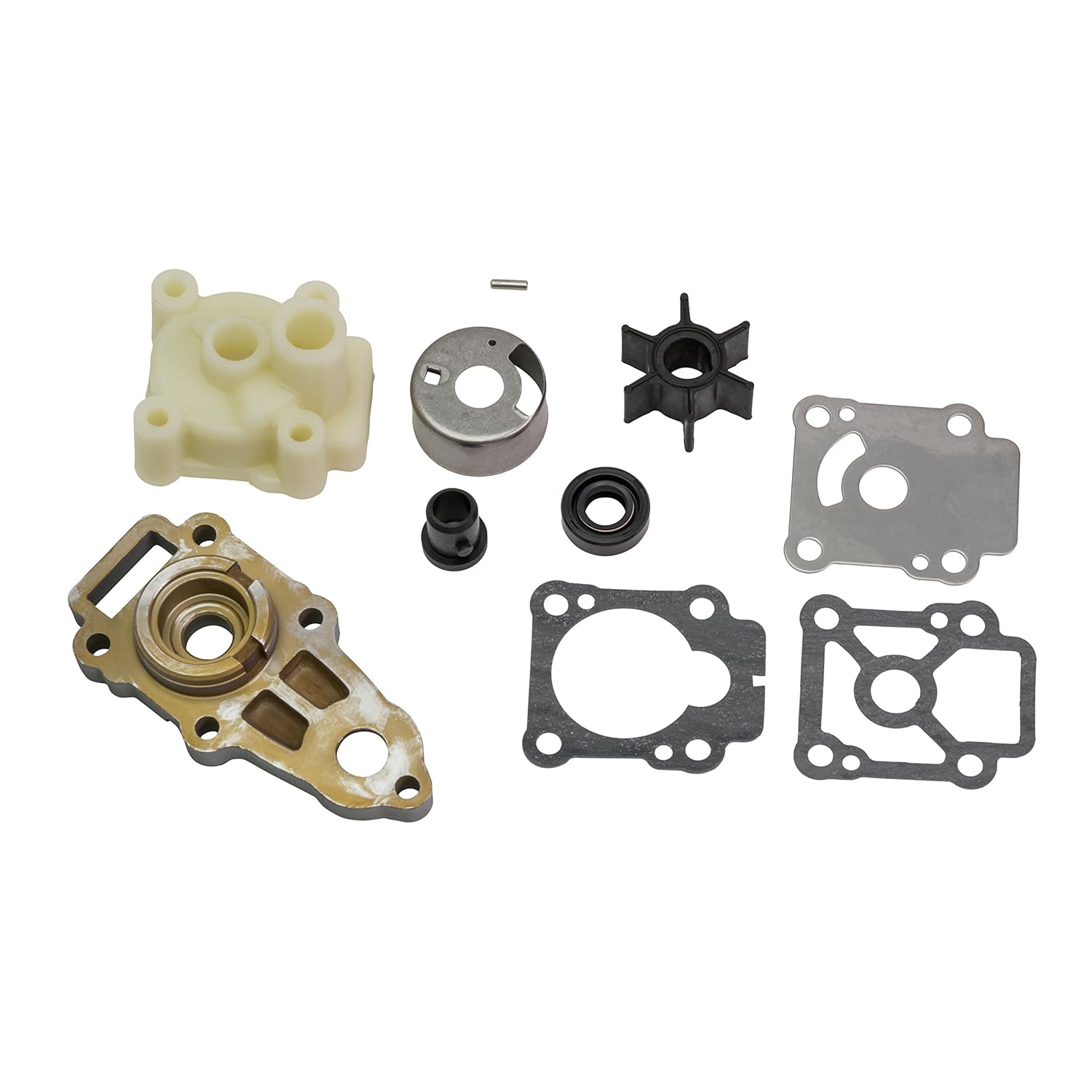 Amazon.com : Quicksilver 803750A03 Replacement Water Pump Kit - Mercury and  Mariner 8 through 9.9 Horsepower 4-stroke Outboards : Sports & Outdoors