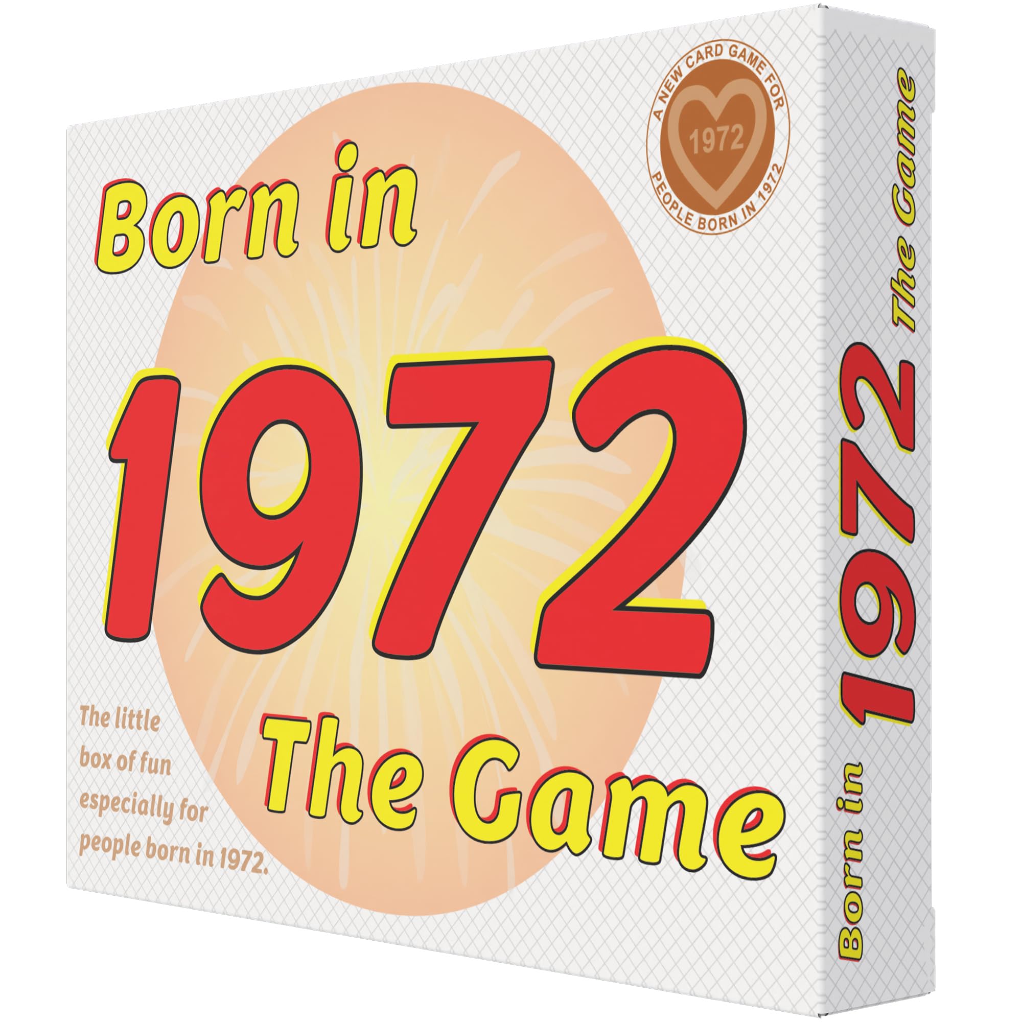 GoForItGames.com Born In 1972 THE GAME. One-of-a-kind 1972 gift for the 1972 vintage. A “WINNER” among 1972 gifts. This compact, portable 1972 birthday card game is ideal for any event.