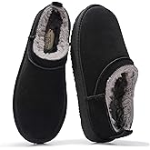 Project Cloud 100% Genuine Leather Micro Boots for Women Shearling Slippers | Water Resistant Memory Foam Insole Slip-On Slippers for Women - Fall Shoes Winter Boots for Women - Warm Fur-Lined Boots