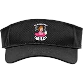 Milk Lactose Intolerant Funny Sport Sun Visor