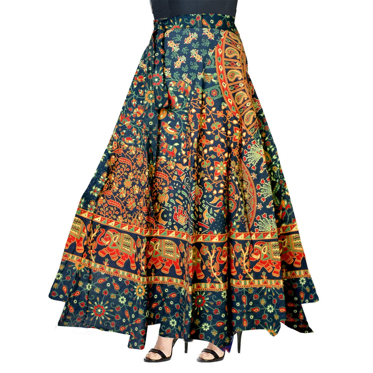 jwf women's cotton skirts (multicolour_free size)