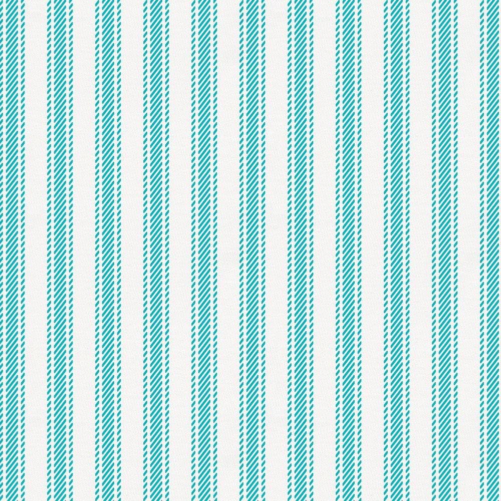 Carousel Designs Teal Ticking Stripe Fabric