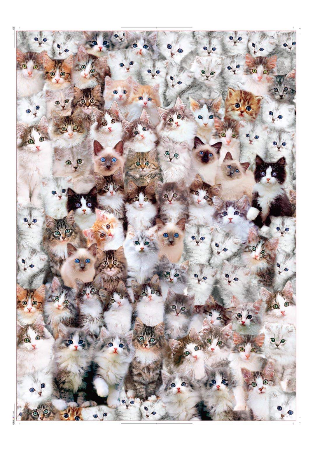 EACHHAHA 1000 Pieces Jigsaw Puzzle for Adults,cat puzzles for adults,Suitable gifts for cat lovers(Cat world)
