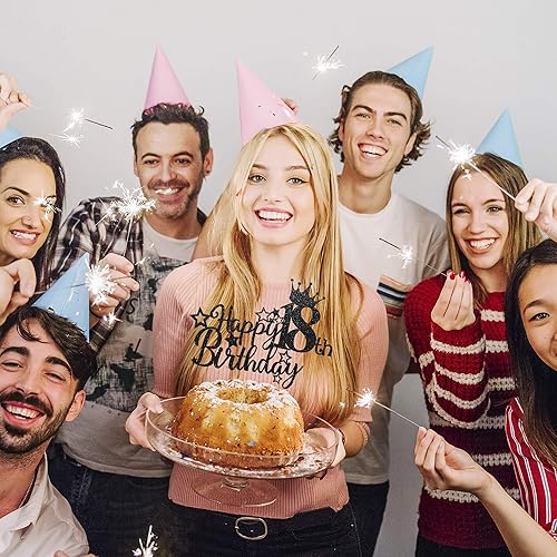 18th Birthday Cake Topper Birthday Decorations for girls boys