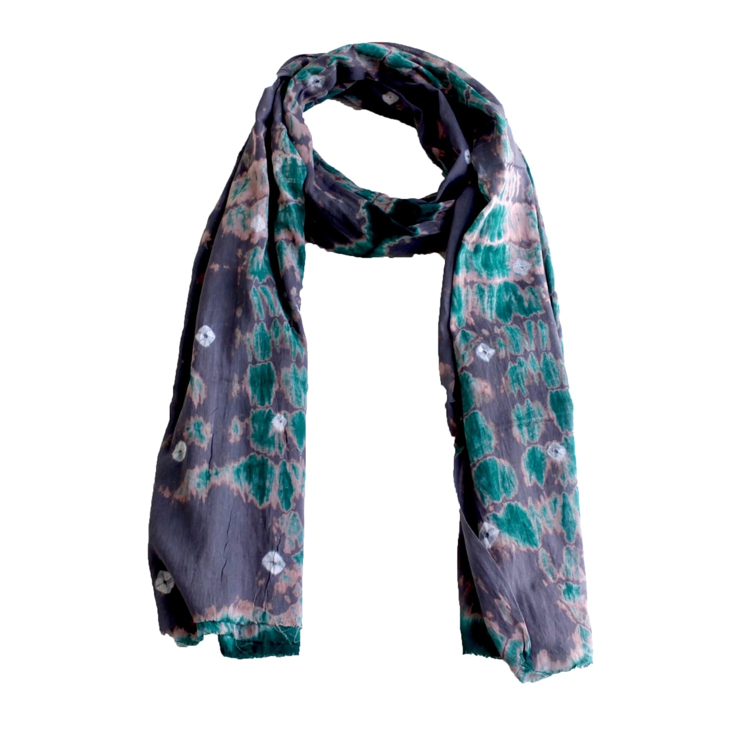 color nirvana women's cotton tie dye bandhani dupatta