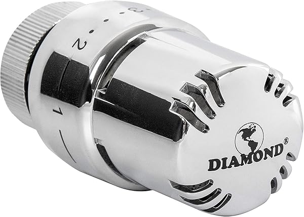 Diamond Thermostatkopf fr Khler Chrom Thermostat Heizsystem fr Thermostatische Heizkrper Pneumatische Temperaturregelventile