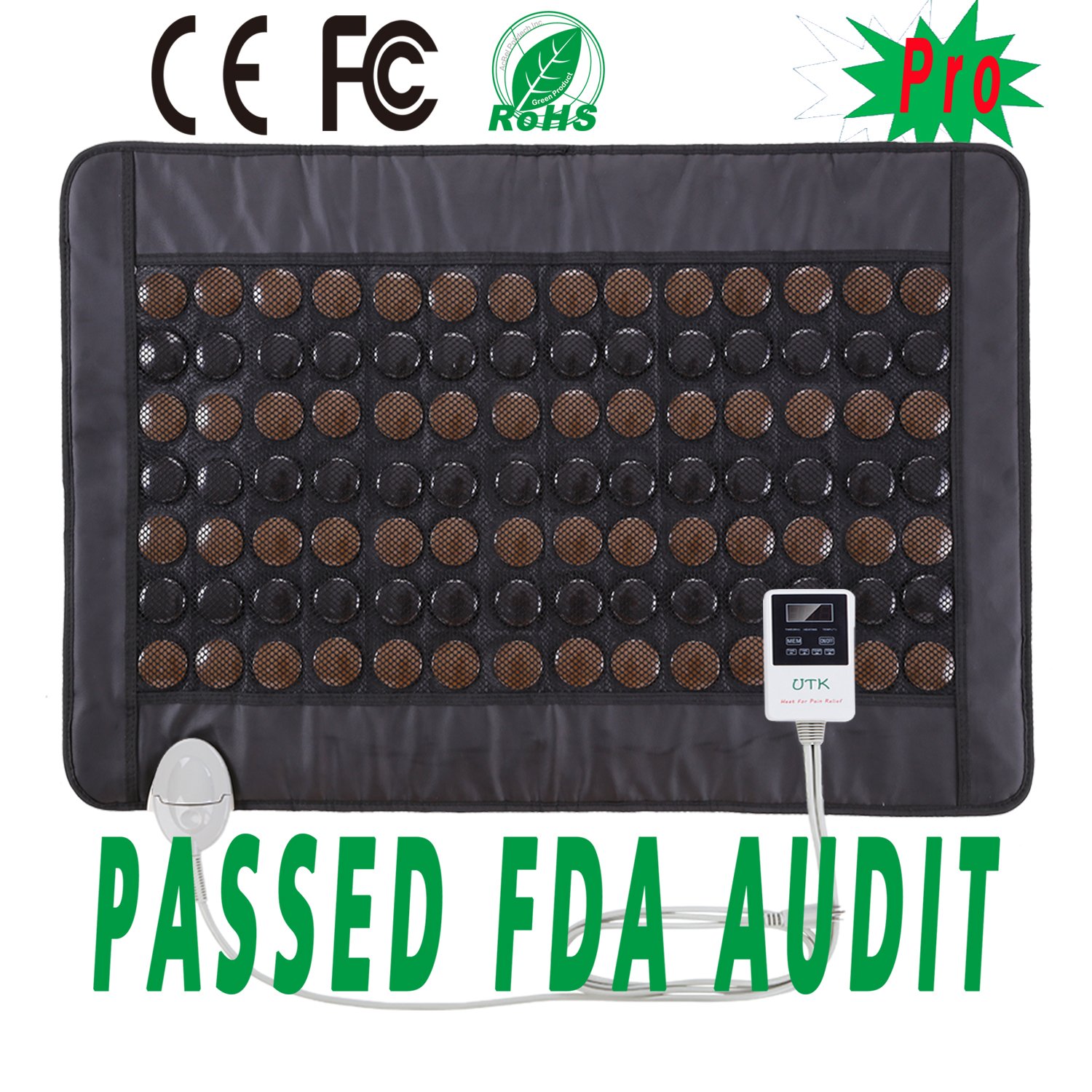 UTK® Far Infrared Natural Tourmaline Heating Pad for Pain Relief